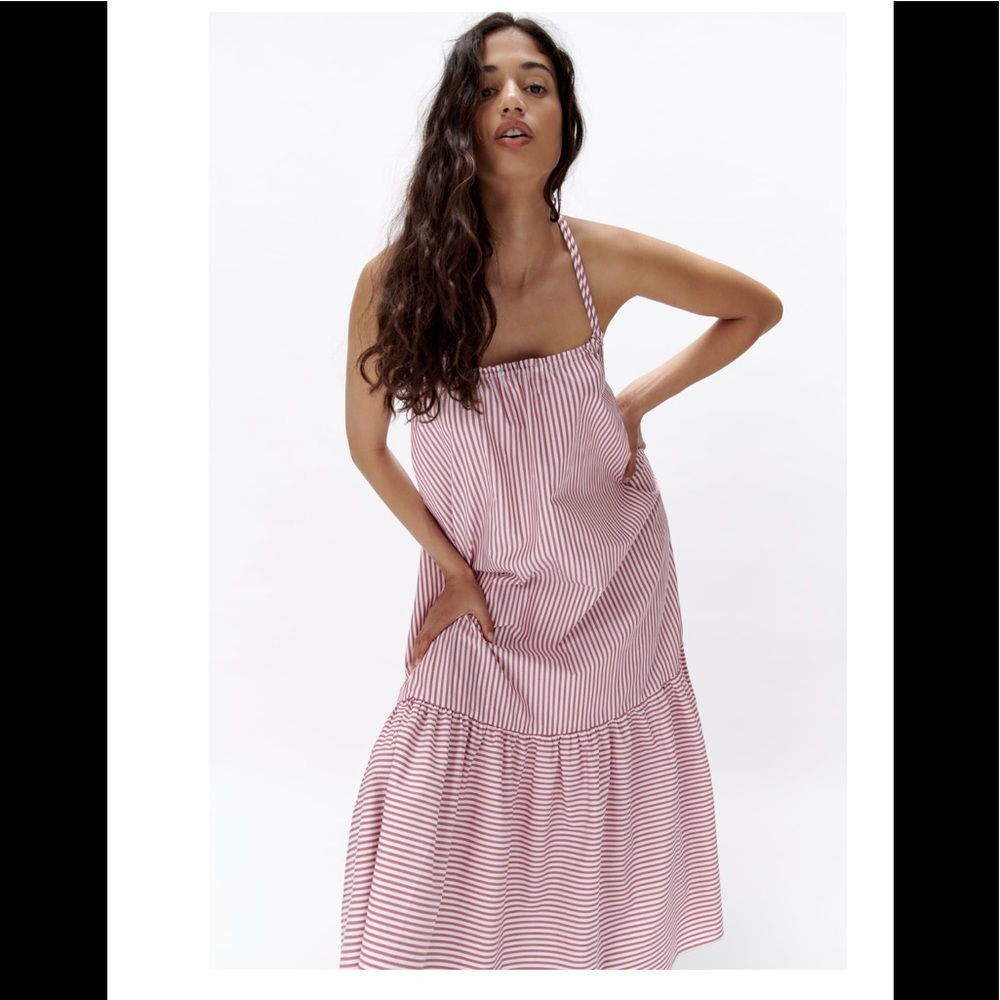 Zara strips dress